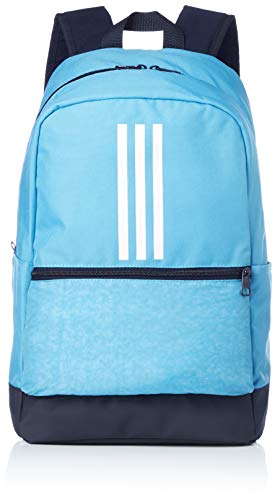 adidas Classic Backpack 3 Stripes, Unisex Adulto, Multicolor (Shock Cyan/Legend Ink/White), Talla Única