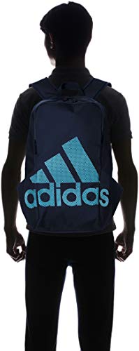 adidas Parkhood Bos Backpack, Hombre, Multicolor (Collegiate Navy/Shock Cyan), Talla Única