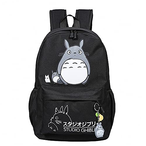 Adolescente Mi Vecino Totoro Mochila Dibujos Animados Anime Knapsack Viajes Daypack Rucksack Escuela Bolso (Color : F)