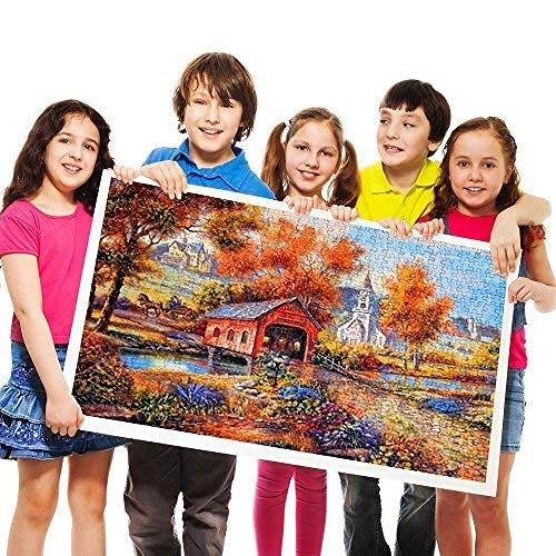 AGREATLIFE 24 Sheets New Improved No Stress, No Mess Puzzle Saver - Stickier Than Ever - Glue Sheets for Puzzle: Securely Sticks: Permanent Puzzle Preservation Up to 4000-piece Work of Art