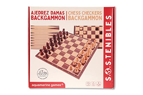 Ajedrez Damas Backgammon FSC100% NC-COC-059290