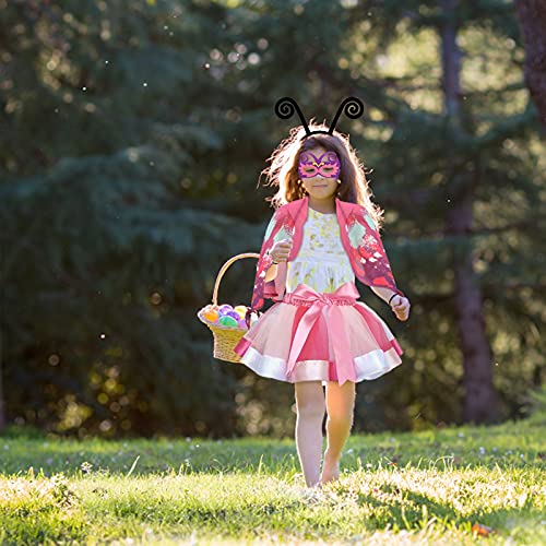 Alas Mariposa Niña, Disfraz de Hadas Mariposa Alas Hada,Falda tutú,máscara y Diadema Disfraces Halloween Mariposa Capa Disfraz Alas de Carnaval Vestido de Fiesta Niñas