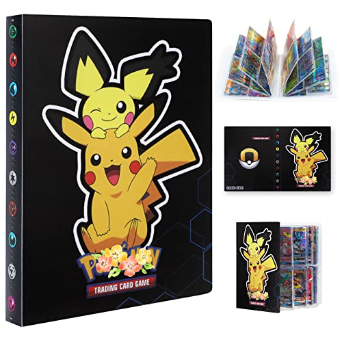 Album Cartas Pokemon, Carpeta Pokemon para Tarjetas, Album Pokemon para Cartas 2021, Álbum de Entrenador de Cartas GX EX, 30 páginas - Puede Contener hasta 240 Tarjetas