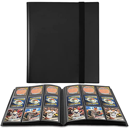 Álbum con sobres de 9 bolsillos para cartas coleccionables - 360 bolsillos totales con apertura lateral - MTG, Pokemon, YuGiOh, juegos, sobres.