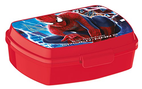 ALMACENESADAN, 0418, Sandwichera Rectangular Marvel Spiderman, 15x10x5,5 cms