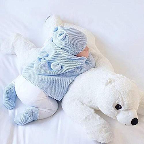 Almohada para bebé, oso Polar, animales de peluche de peluche Kawaii, juguete suave para bebé, juguetes para niños, para decoración de habitación de niños, muñeca 60cm