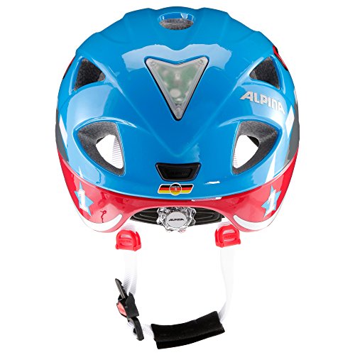 ALPINA Ximo Flash Casco de Bicicleta, Unisex-Youth, Red Car, 45-49