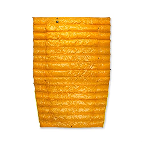 ALUNVA Saco de Dormir 20d 90% Pato b.lanco Abajo Saco de Dormir Manta Manta de la Colcha de Dormir por la Hamaca Mochilero Camping Senderismo Cámping ( Color : Yellow L Size )