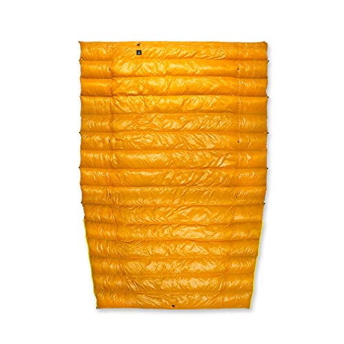 ALUNVA Saco de Dormir 20D Invierno otoño Primavera 90% b.lanco Pato Abajo mamá Saco de Dormir Manta Colcha Colcha por Debajo de la Hamaca Tierra Camping Cámping ( Color : Yellow L Size )