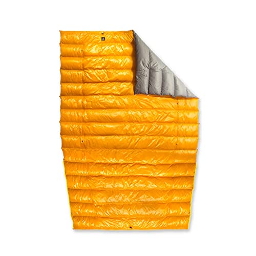 ALUNVA Saco de Dormir 20D Invierno otoño Primavera 90% b.lanco Pato Abajo mamá Saco de Dormir Manta Colcha Colcha por Debajo de la Hamaca Tierra Camping Cámping ( Color : Yellow L Size )