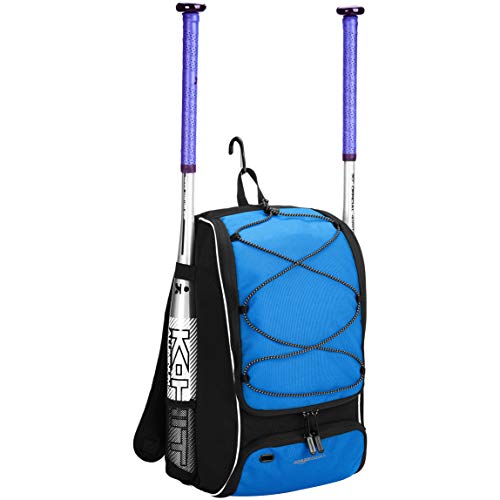 Amazon Basics - Mochila juvenil para equipo de béisbol, Azul marino