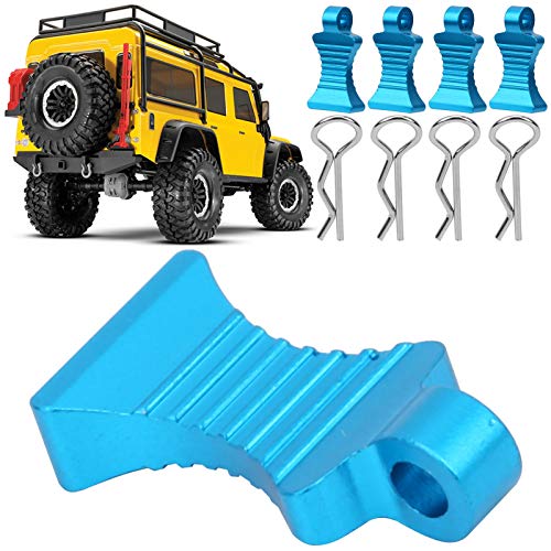 AMONIDA Accesorios RC, Clips para carrocería RC Clips para carrocería Tipo R, Clips para carrocería Tipo R 1/8 Pinza para Carro Soporte para Carro RC para Modelo de Carro Accesorios(Blue)