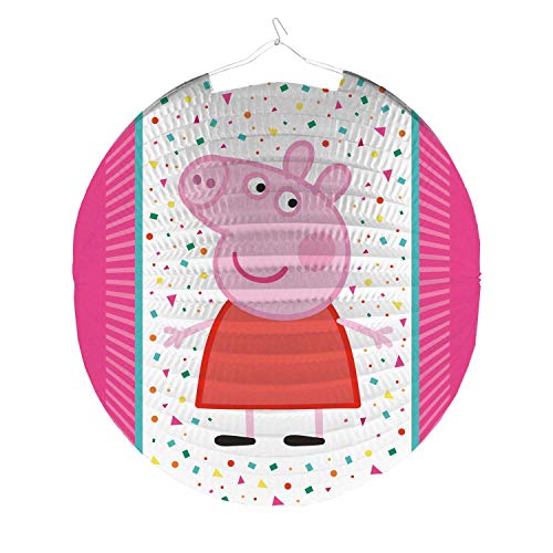 Amscan 9907262 - Farolillo de Papel (25 cm), diseño de Peppa Pig