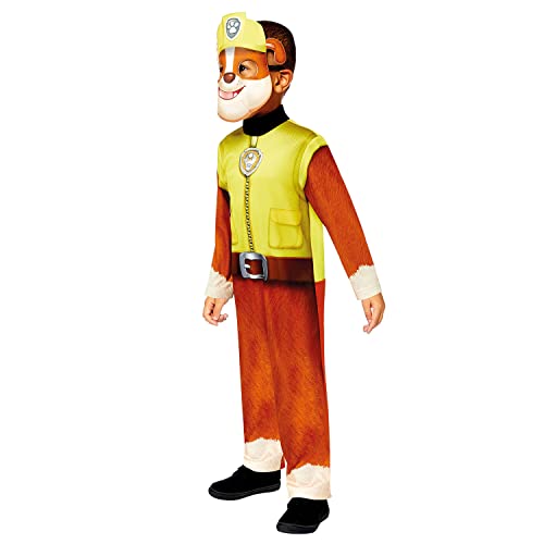 amscan 9909123 Rubble Good Halloween Costume-Age Disfraz 3 a 4, Color Amarillo, 3-4 años