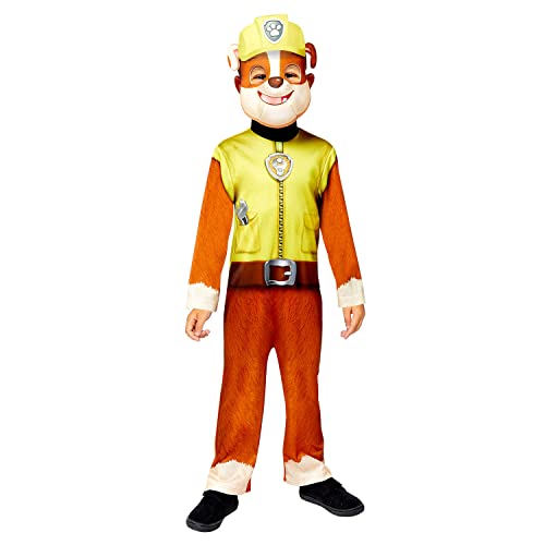 amscan 9909123 Rubble Good Halloween Costume-Age Disfraz 3 a 4, Color Amarillo, 3-4 años