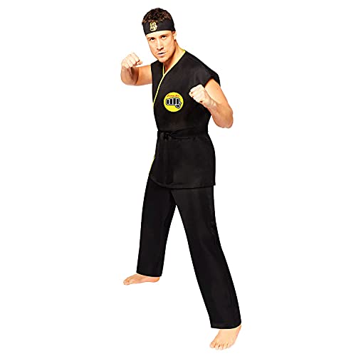 amscan 9912049 - Disfraz de Cobra Kai Gi para hombre