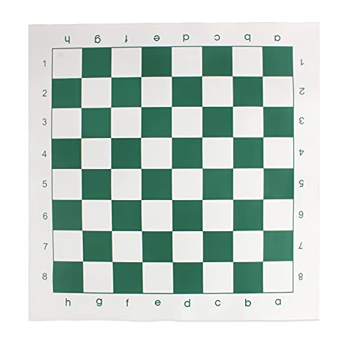 Andux Chess Game Tablero de ajedrez Enrollable XQQP-01 (Verde, 42x42 cm)