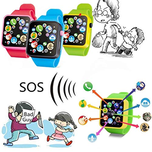 Anewu Niños SmartWatch Toy, Reloj de Pulsera de educación temprana Pantalla táctil 3D Historia de la música Regalos para bebés para niños