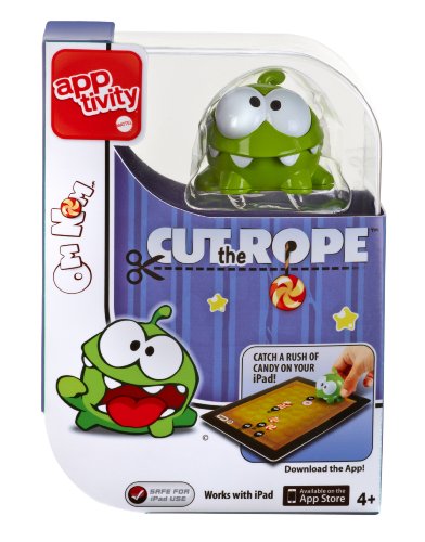 Angry Birds Mattel Y2827 Apptivity Cut The Rope - Figura para aplicación de iPad