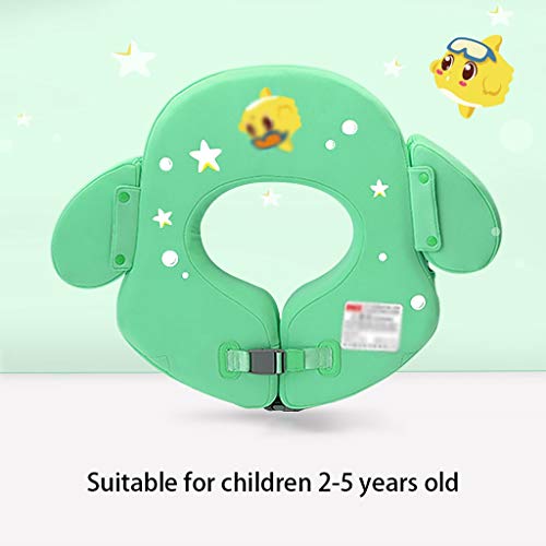 Anillo De La Natación for Bebés Armpit De Niños Círculo Infantil Flotador Recién Nacido 2-5 Años Inflable Gratis Piscinas y Juegos acuáticos (Color : Green)