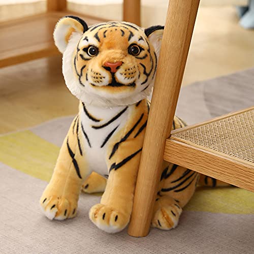 Animal de Peluche de Tigre, Juguete de Peluche de Tigre, Juguete de Cachorro de Tigre, muñeco Ultra cómodo para niños/niñas de 3 años en adelante, para Juegos educativos/imaginativos/creativos