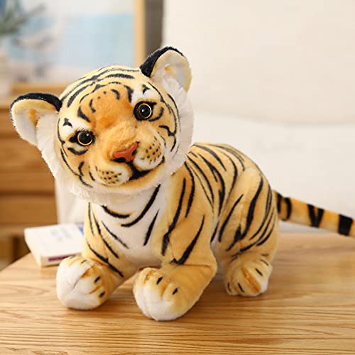 Animal de Peluche de Tigre, Juguete de Peluche de Tigre, Juguete de Cachorro de Tigre, muñeco Ultra cómodo para niños/niñas de 3 años en adelante, para Juegos educativos/imaginativos/creativos