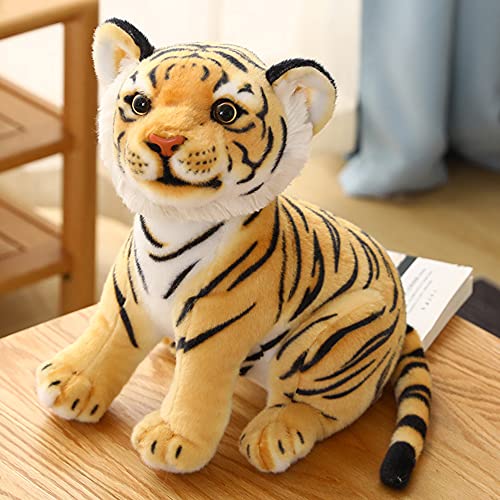 Animal de Peluche de Tigre, Juguete de Peluche de Tigre, Juguete de Cachorro de Tigre, muñeco Ultra cómodo para niños/niñas de 3 años en adelante, para Juegos educativos/imaginativos/creativos