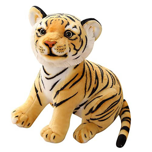 Animal de Peluche de Tigre, Juguete de Peluche de Tigre, Juguete de Cachorro de Tigre, muñeco Ultra cómodo para niños/niñas de 3 años en adelante, para Juegos educativos/imaginativos/creativos