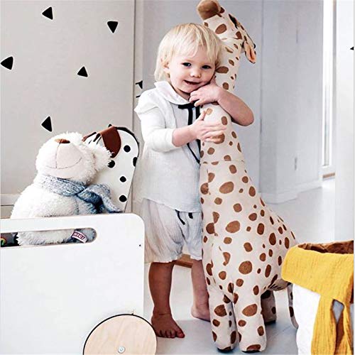 Animales de peluche de jirafa, bonito peluche de peluche, juguete para niños y niñas, regalo de cumpleaños, 40 cm