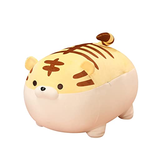 Animales de Peluche de Tigre, 50cm Kawaii Almohada de Dibujos Animados Cachorro Tigre Muñeco de Peluche Gordo Tigre muñeco de Peluche Tigre Regalos para Niños