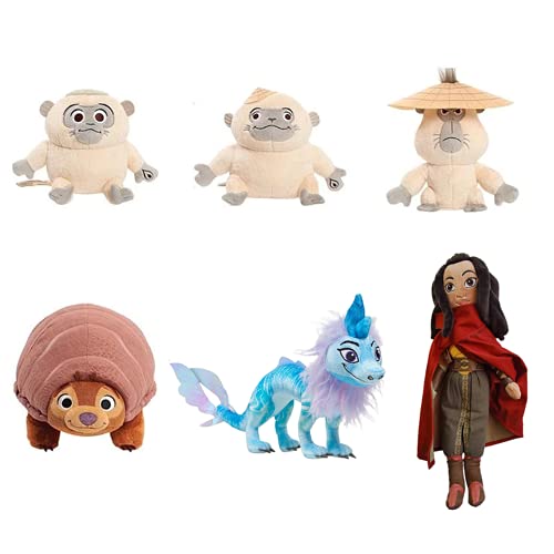 Animales Muñecas Niños Navidad Regalos de cumpleaños Nueva película Raya y los últimos juguetes de peluche del dragón Sisu Tuk Tukpan Uka Lindo suave