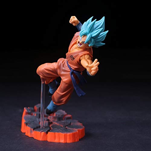 Anime DBZ Freezer del Son Goku PVC Figura DE ACCIÓN DE DBZ Super Saiyan Goku Oro Freezer Modelo de confrontación de Peluche de Juguete 15cm (Goku Real Boxed)