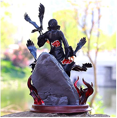 Anime Naruto Akatsuki Uchiha Itachi - Figura Pop de PVC colección Modelo Cuervo Combinado Juguete Decoración, Figuritas Regalos para Niños Ados y Anime Fans 27 cm