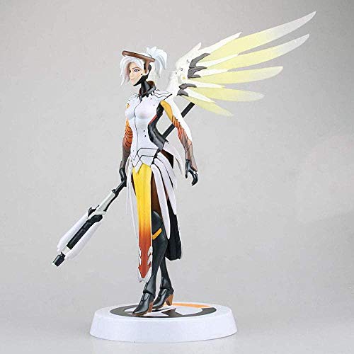 Anime Regalo Anime Modelo Muñeca Overwatch Angel Angela Ziegler Juguete Acción Figuren Escultura 30 cm