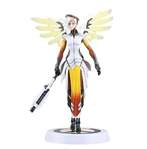 Anime Regalo Anime Modelo Muñeca Overwatch Angel Angela Ziegler Juguete Acción Figuren Escultura 30 cm