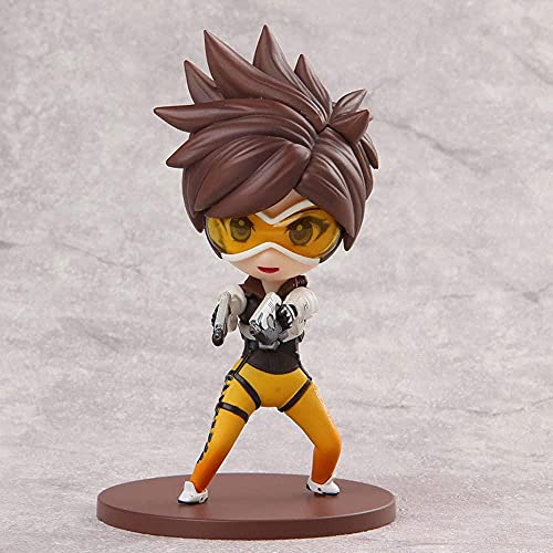 Anime Regalo Anime Modelo Muñeca Overwatch Q Tracer Clay Toy Toy Figure Sculpture