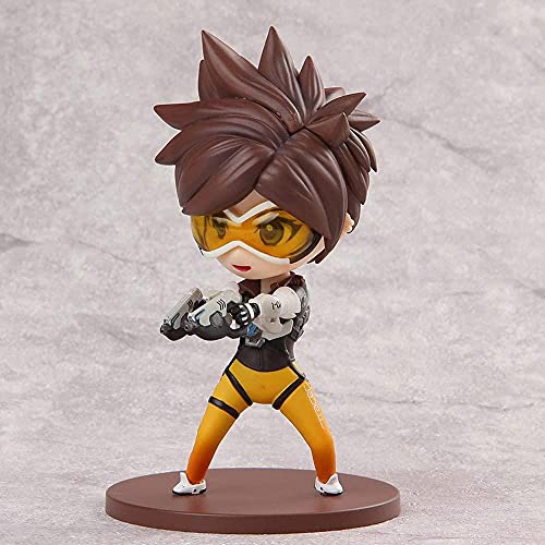 Anime Regalo Anime Modelo Muñeca Overwatch Q Tracer Clay Toy Toy Figure Sculpture