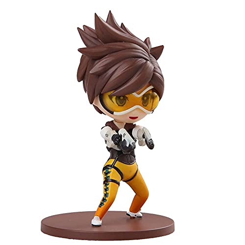 Anime Regalo Anime Modelo Muñeca Overwatch Q Tracer Clay Toy Toy Figure Sculpture