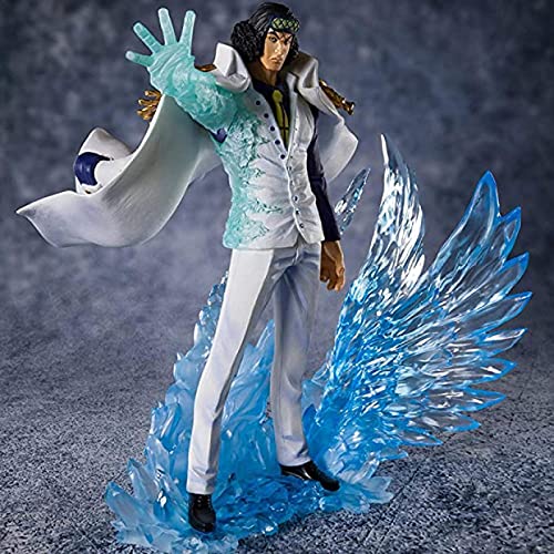 Anime una Pieza Aokiji Kuzan Super Fighting PVC Figura de acción colección Modelo muñeca de Juguete Regalos 20cm