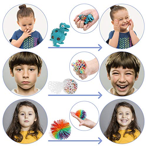 Anpro 24 Piezas Fidget Toys, Pack Fidget Toys con Giroscopio Giratorio para Autismo, Antiestres, Juguetes para Aliviar la Ansiedad, Regalos de Ansiedad para Adultos y Pacientes Autistas