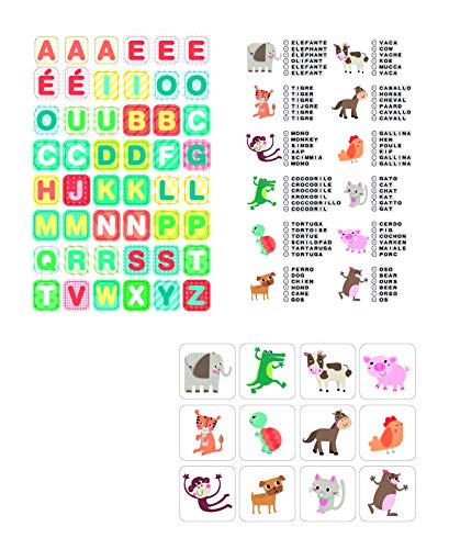 APLI Kids- Letras Juego magnético, Multicolor (16816)