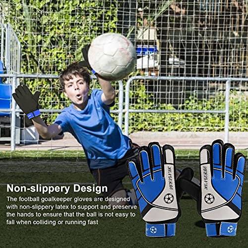 applyvt Guantes de Portero de fútbol para niños y jóvenes Guantes de Portero de Agarre Fuerte, Guantes de Portero de fútbol para niños y jóvenes con Agarre Fuerte, 23x12x1cm