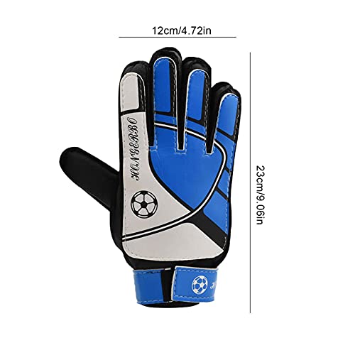 applyvt Guantes de Portero de fútbol para niños y jóvenes Guantes de Portero de Agarre Fuerte, Guantes de Portero de fútbol para niños y jóvenes con Agarre Fuerte, 23x12x1cm