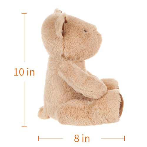 Apricot Lamb-Juguetes Peluche de Oso Café Animal de Peluche Suave,Ideal para niños de 3 años o más y Adultos(Oso Café,25cm)