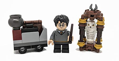 Arañas, búhos + varitas mágicas: Harry's Journey to Hogwarts 30407 + Aragog's Lair + Exclusivo HP Mystery Patch (Harry Potter Super Bundle