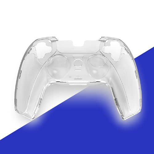 ARCADORA Transparente claro PC cubierta ultra delgado caso protector piel con tapa de palanca de mando para PS5 DualSense controlador Accesorios