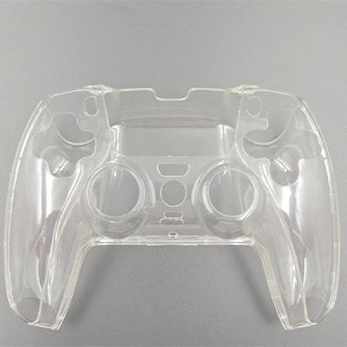 ARCADORA Transparente claro PC cubierta ultra delgado caso protector piel con tapa de palanca de mando para PS5 DualSense controlador Accesorios