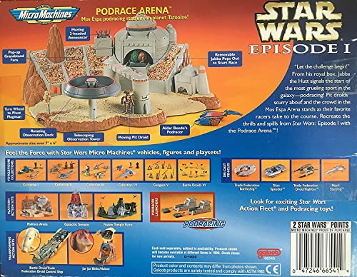 Arena Star Wars Episode1 MicroMachines carrera de vainas (Jap?n importaci?n / El paquete y el manual est?n escritos en japon?s)