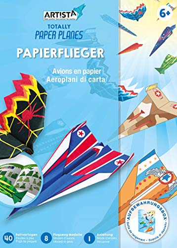 Artista Manualidades de avión de Papel, Kit DIY para niños, Juego Creativo en práctica Caja de Almacenamiento (9301915)