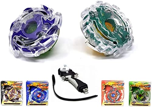 ARUNDEL SERVICES EU Burst-Top Arena Bey Burst Blade Estadio y 2 peonza Juguete con Lanzadores de Mano Estadio Arena Battle Combat Spinning Tops Storm gyro peonza Battle Blade